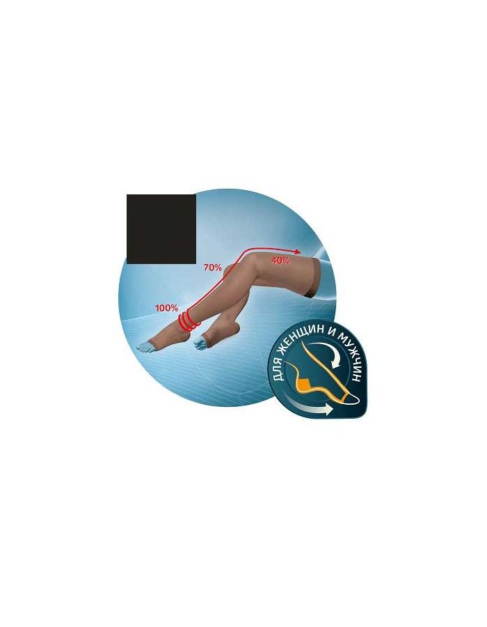 Чулки компрессионные B.Well универсальные JW-227, II класс, 22-32 mmHg (2, Nero)
Чулки компрессионные B.Well универсальные JW-227, II класс, 22-32 mmHg (2, Nero)