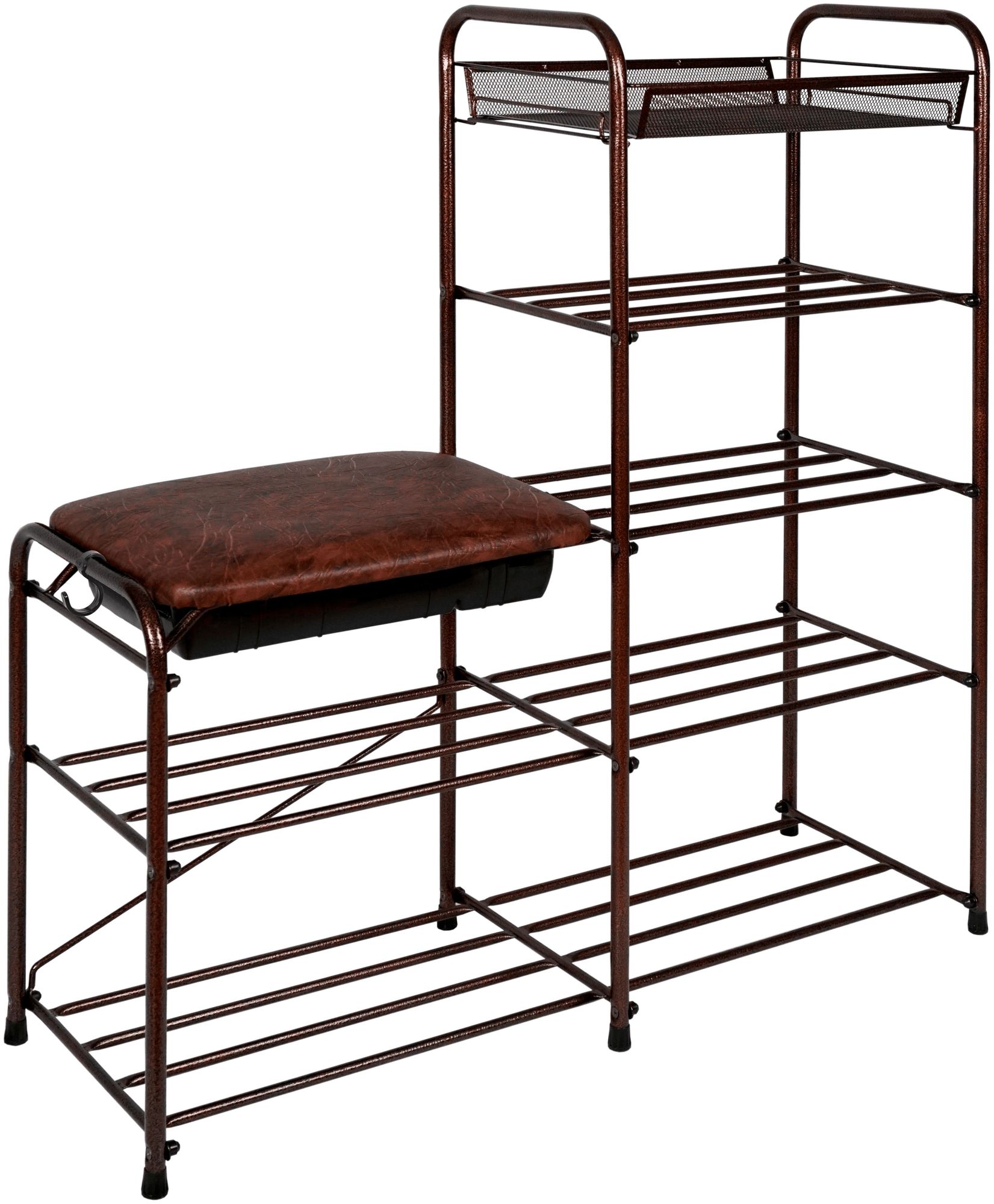 Подставка для обуви "Альфа 35" с сиденьем и ящиком, 87х30х95 см, медный антик ПДОА35СЯ М
Подставка для обуви "Альфа 35" с сиденьем и ящиком, 87х30х95 см, медный антик ПДОА35СЯ М