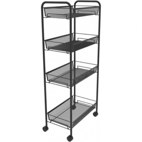 Этажерка "Ладья 24 К" метал. на колесиках (44*25*100 см) черный Э 342 Ч
Этажерка "Ладья 24 К" метал. на колесиках (44*25*100 см) черный Э 342 Ч