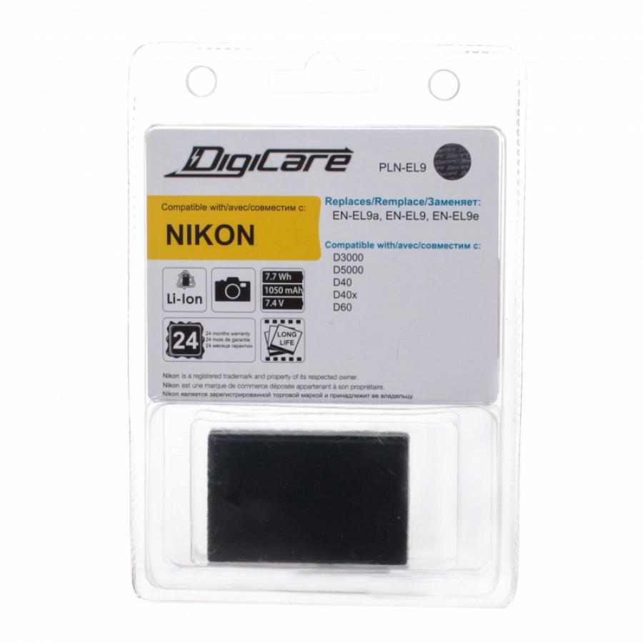 Аккумулятор DigiCare PLN-EL9 / EN-EL9a, EN-EL9 для D3000, D5000, D60
Аккумулятор DigiCare PLN-EL9 / EN-EL9a, EN-EL9 для D3000, D5000, D60