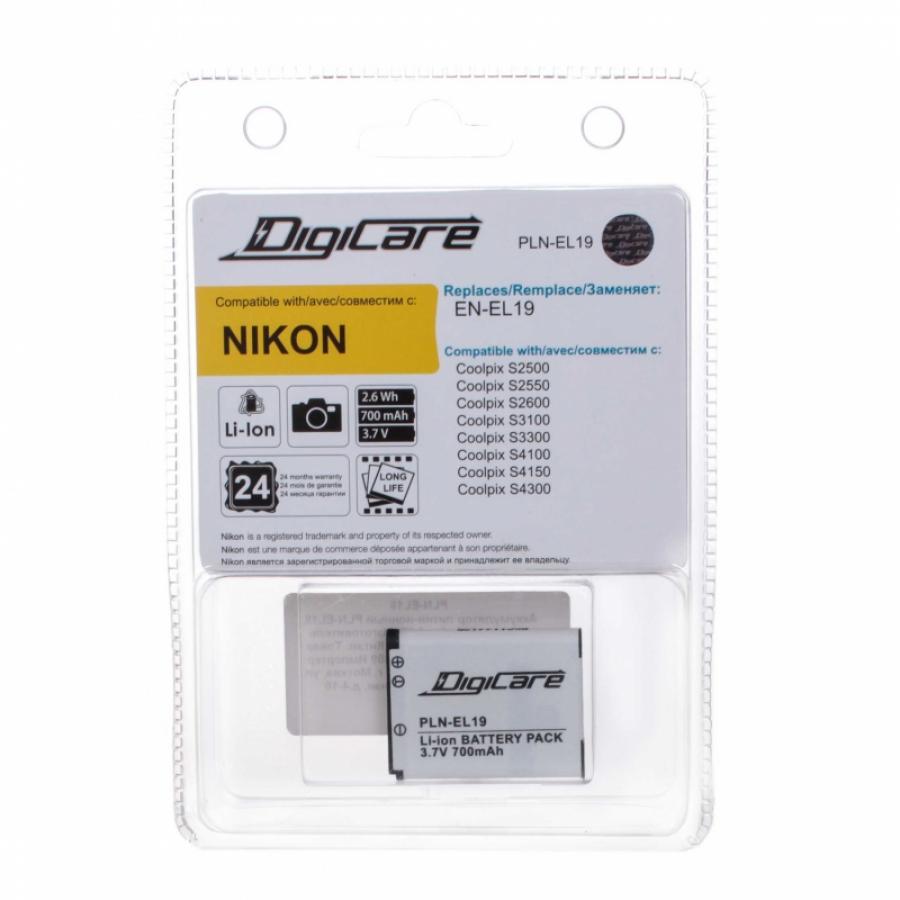 Аккумулятор DigiCare PLN-EL19 / EN-EL19 для CoolPix S6400, S2500, S2550, S2600, S3300, S4300, S4150
Аккумулятор DigiCare PLN-EL19 / EN-EL19 для CoolPix S6400, S2500, S2550, S2600, S3300, S4300, S4150