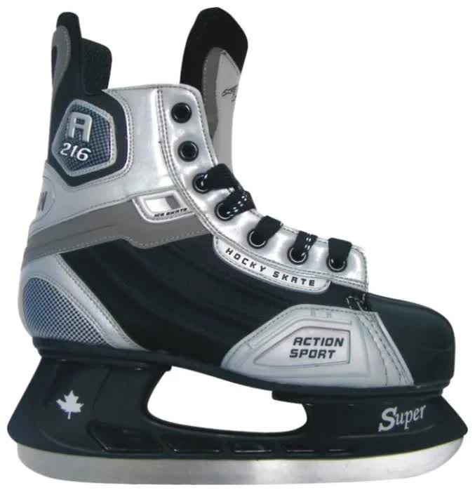 Коньки хоккейные Action PLAY (ПВХ, нейлон; подкл: вельвет) PW-216Y 44 Черно-серый
Коньки хоккейные Action PLAY (ПВХ, нейлон; подкл: вельвет) PW-216Y 44 Черно-серый