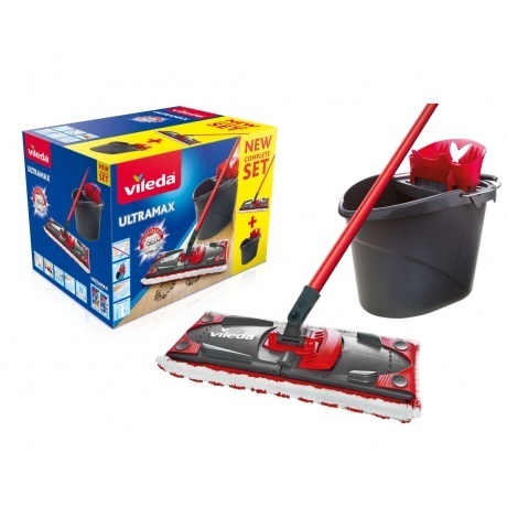 Набор для уборки VILEDA УЛЬТРАМАКС швабра с телеск.ручкой+ведро с отж, Черный;красный
Набор для уборки VILEDA УЛЬТРАМАКС швабра с телеск.ручкой+ведро с отж, Черный;красный
