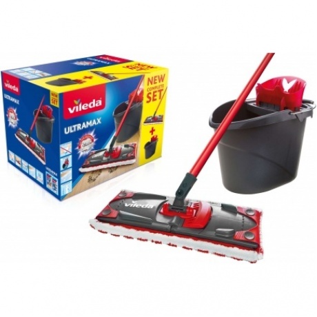 Набор для уборки VILEDA УЛЬТРАМАКС швабра с телеск.ручкой+ведро с отж, Черный;красный
Набор для уборки VILEDA УЛЬТРАМАКС швабра с телеск.ручкой+ведро с отж, Черный;красный