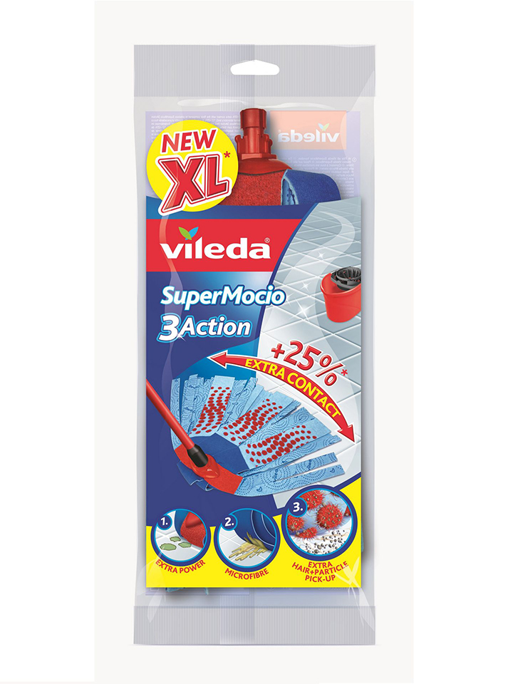 Насадка для швабры VILEDA ВИШМОП 3 ACTION
Насадка для швабры VILEDA ВИШМОП 3 ACTION