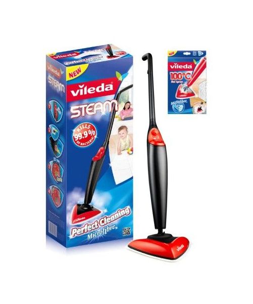 Швабра паровая VILEDA СТИМ, Красный;черный
Швабра паровая VILEDA СТИМ, Красный;черный