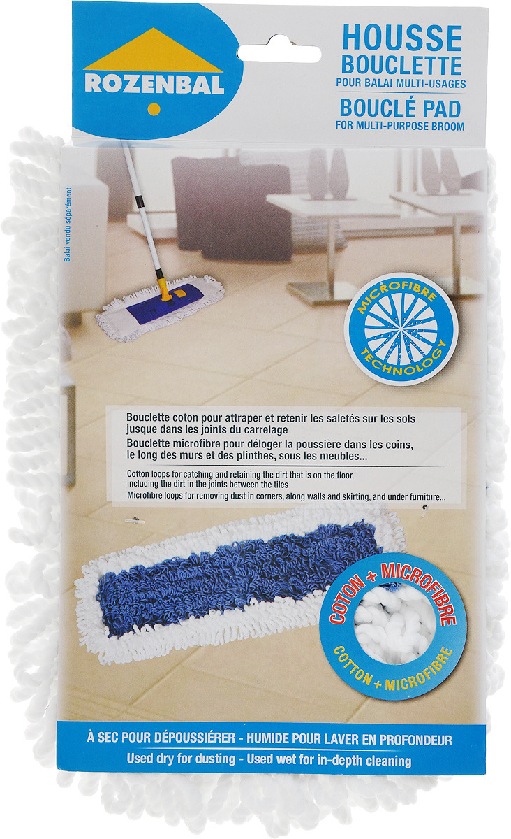 Насадка для многофункциональной швабры (ткань) DOMCRAFT MOPS, Белый;синий
Насадка для многофункциональной швабры (ткань) DOMCRAFT MOPS, Белый;синий