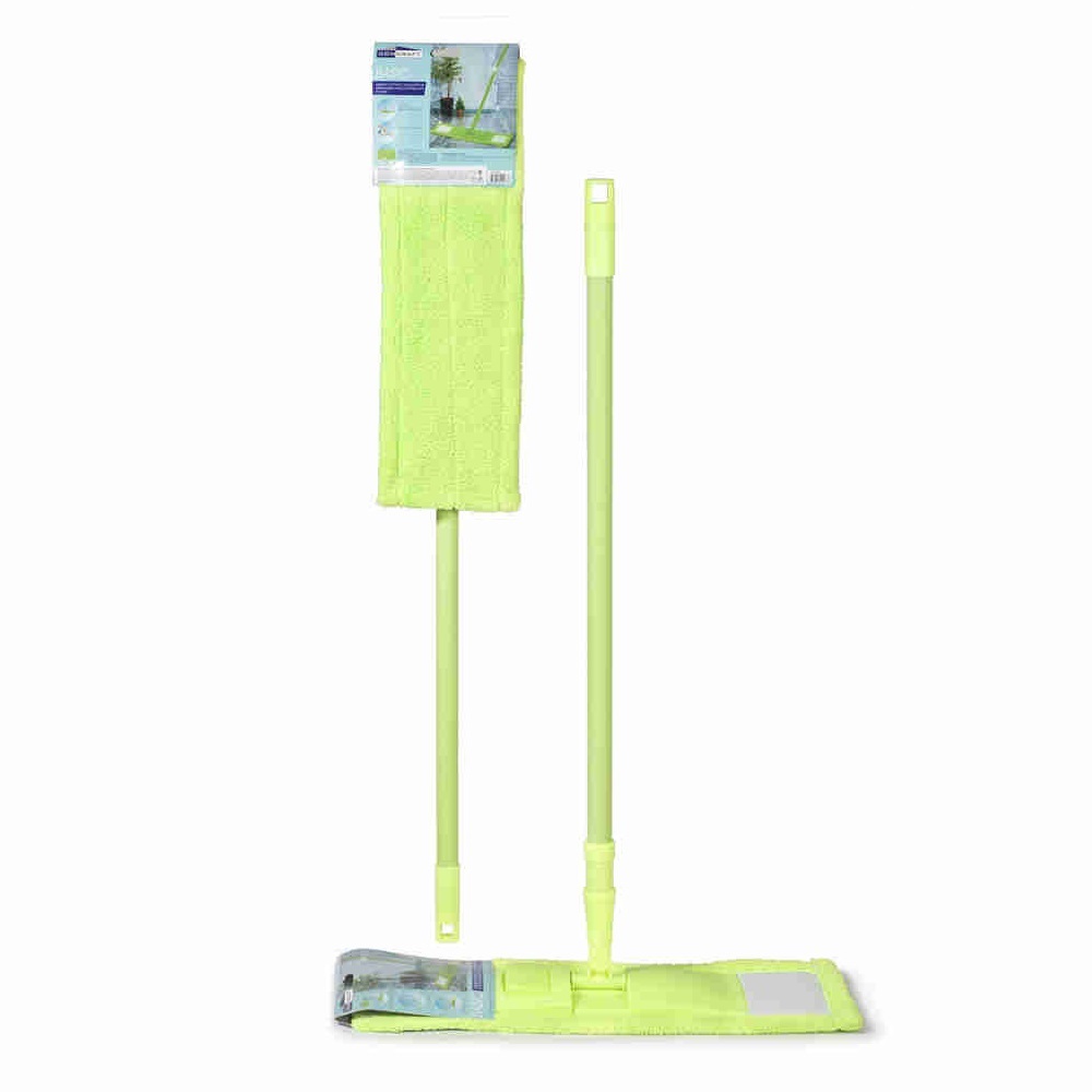 Швабра плоская BASIC COLOR с насадкой из микрофибры и телескопической ручкой DOMCRAFT MOPS
Швабра плоская BASIC COLOR с насадкой из микрофибры и телескопической ручкой DOMCRAFT MOPS