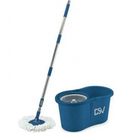 Набор для влажной уборки,ведро с автоматической системой очистки,швабра,2 насадки, "DSV", Синий
Набор для влажной уборки,ведро с автоматической системой очистки,швабра,2 насадки, "DSV", Синий