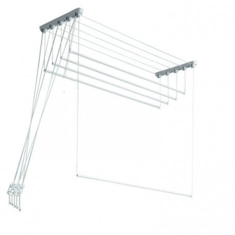 Сушилка для белья потолочная ЛИАНА 2,4м, 5 стержней
Сушилка для белья потолочная ЛИАНА 2,4м, 5 стержней