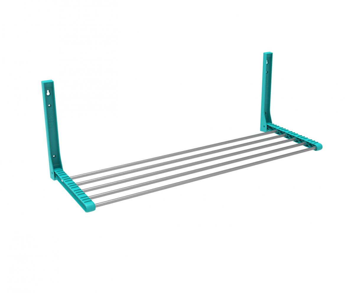 Сушилка д/белья 80 настенная, складная, бирюза/серый, 4,0 м СН80
Сушилка д/белья 80 настенная, складная, бирюза/серый, 4,0 м СН80