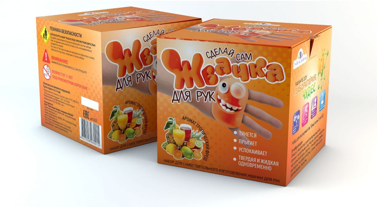 Набор для опытов ИННОВАЦИИ ДЛЯ ДЕТЕЙ 823 Жвачка для рук.Тропический фреш
Набор для опытов ИННОВАЦИИ ДЛЯ ДЕТЕЙ 823 Жвачка для рук.Тропический фреш