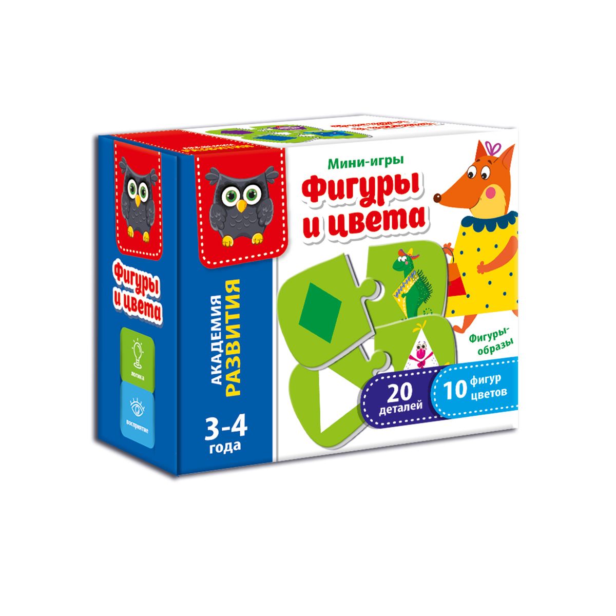 Развивающая игра VLADI TOYS VT5111-04 Формы и цвета
Развивающая игра VLADI TOYS VT5111-04 Формы и цвета