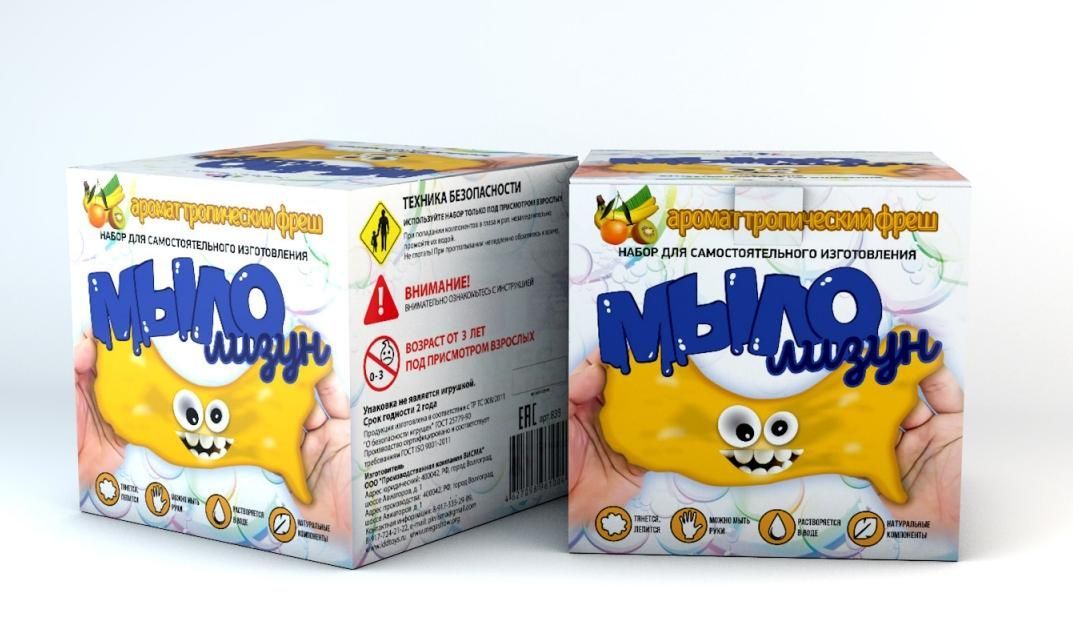 Набор для опытов ИННОВАЦИИ ДЛЯ ДЕТЕЙ 835 Мыло-лизун.Тропический фреш
Набор для опытов ИННОВАЦИИ ДЛЯ ДЕТЕЙ 835 Мыло-лизун.Тропический фреш