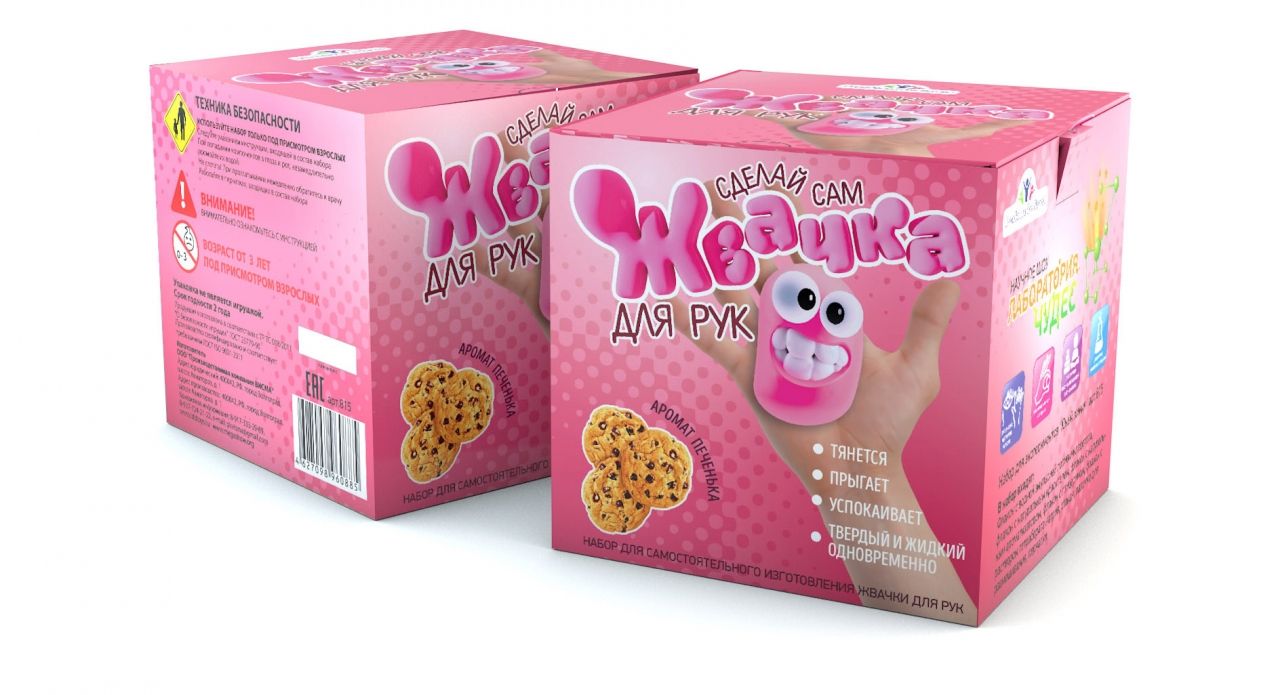 Набор для опытов ИННОВАЦИИ ДЛЯ ДЕТЕЙ 815 Жвачка для рук.Печенька
Набор для опытов ИННОВАЦИИ ДЛЯ ДЕТЕЙ 815 Жвачка для рук.Печенька