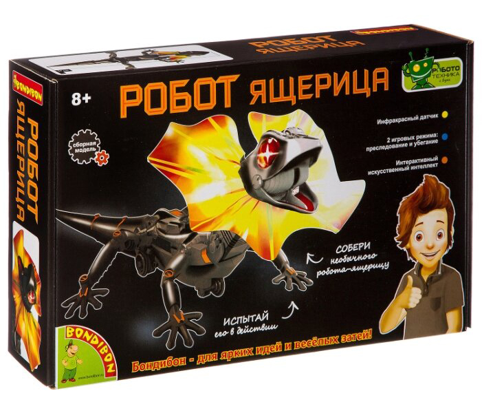 Набор Французские опыты Науки с Буки"Робот-ящерица.Черная Bondibon BB3340
Набор Французские опыты Науки с Буки"Робот-ящерица.Черная Bondibon BB3340