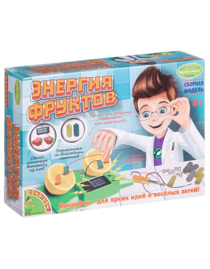 Набор Французские опыты Науки с Буки"Энергия фруктов"Bondibon BB1676
Набор Французские опыты Науки с Буки"Энергия фруктов"Bondibon BB1676