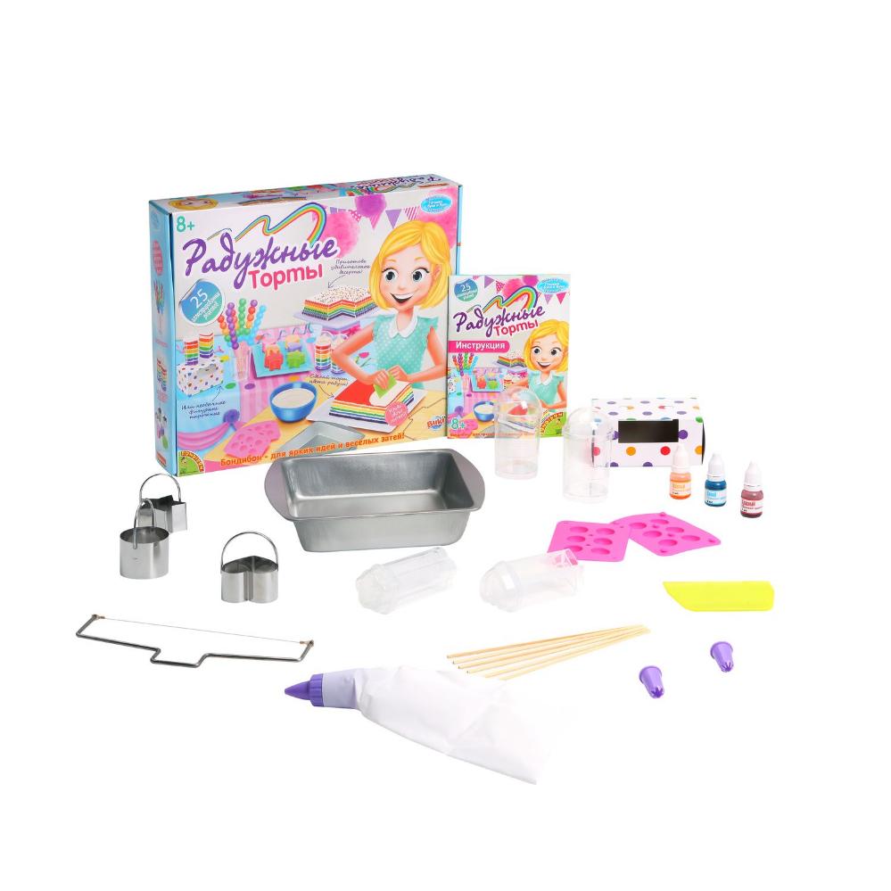 Набор Французские опыты Науки с Буки "Радужные торты" Bondibon BB1191
Набор Французские опыты Науки с Буки "Радужные торты" Bondibon BB1191