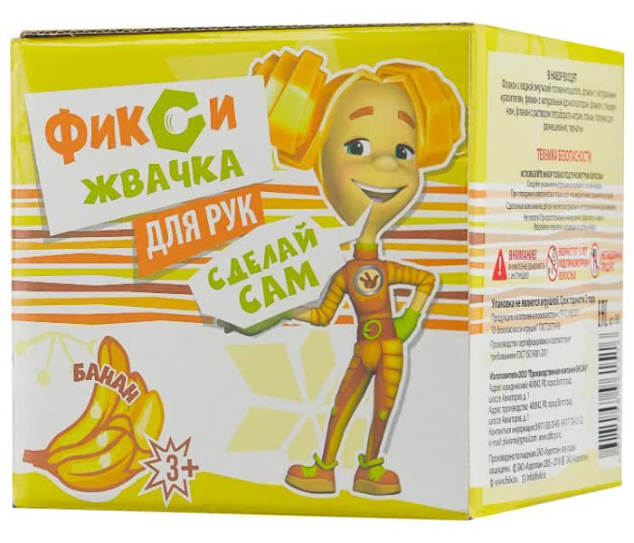 Набор для опытов ИННОВАЦИИ ДЛЯ ДЕТЕЙ 886 Фикси- жвачка для рук, банан
Набор для опытов ИННОВАЦИИ ДЛЯ ДЕТЕЙ 886 Фикси- жвачка для рук, банан