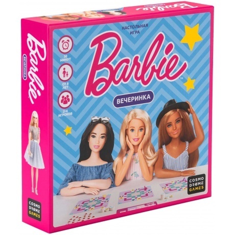 Настольная игра Cosmodrome "Barbie. Вечеринка " арт.52173
Настольная игра Cosmodrome "Barbie. Вечеринка " арт.52173