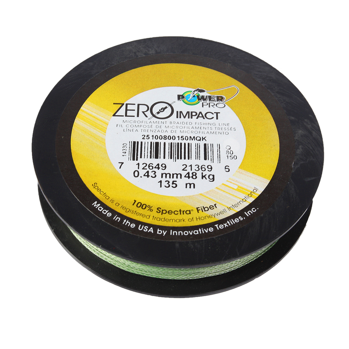Леска плетеная Power Pro ZERO 135 m зеленая 0,43/48кг
Леска плетеная Power Pro ZERO 135 m зеленая 0,43/48кг