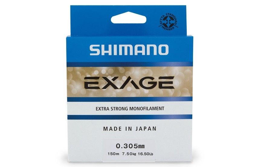 Леска Shimano Exage 150м 0,405мм 12,9кг (EXG15040)
Леска Shimano Exage 150м 0,405мм 12,9кг (EXG15040)