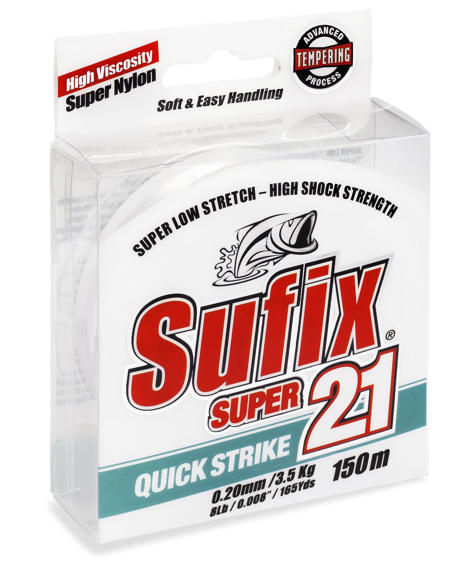 Леска Sufix Super 21 Clear 150м 0,40мм (DS1MM040024B2R)
Леска Sufix Super 21 Clear 150м 0,40мм (DS1MM040024B2R)