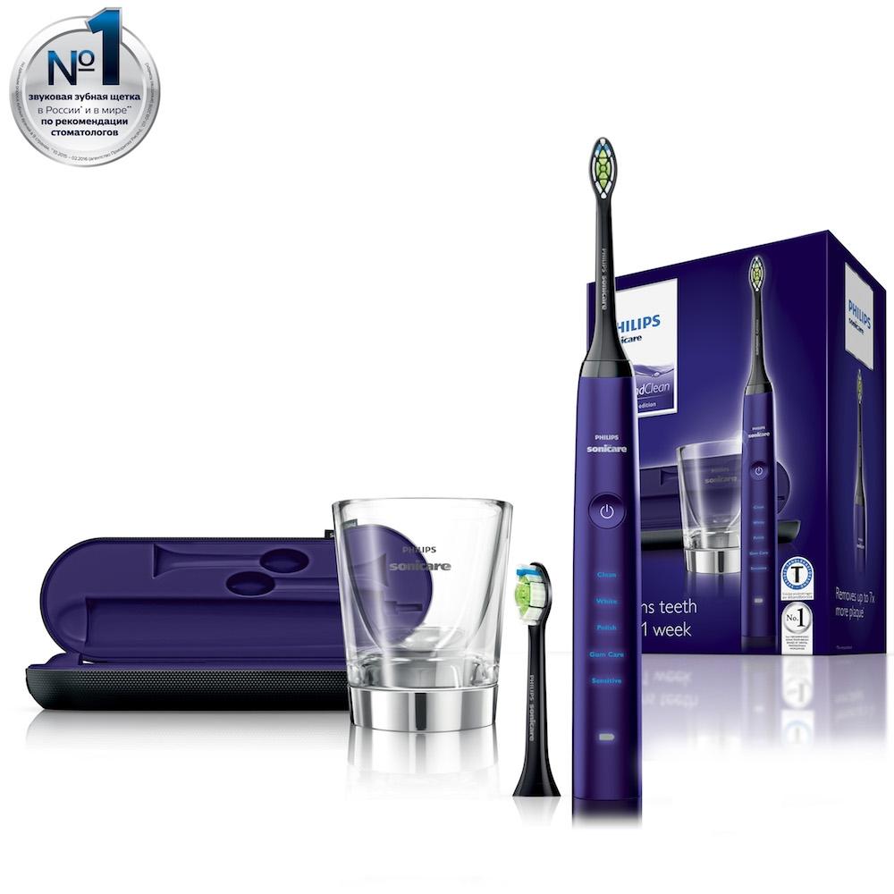 Зубная щетка электрическая Philips Sonicare DiamondClean HX9372/04 сиреневый
Зубная щетка электрическая Philips Sonicare DiamondClean HX9372/04 сиреневый