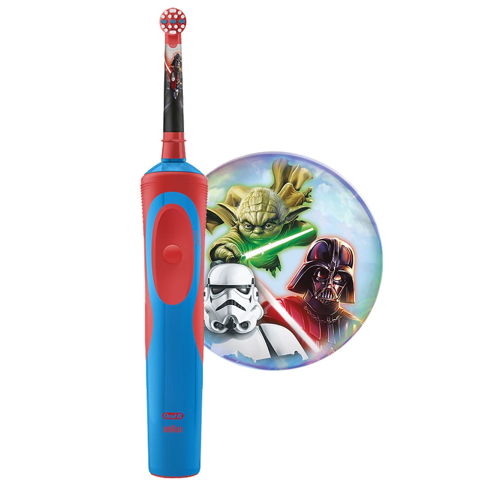 Зубная щетка электрическая Braun Oral-B Stages Power StarWars D12.513.1K + Travel Case
Зубная щетка электрическая Braun Oral-B Stages Power StarWars D12.513.1K + Travel Case
