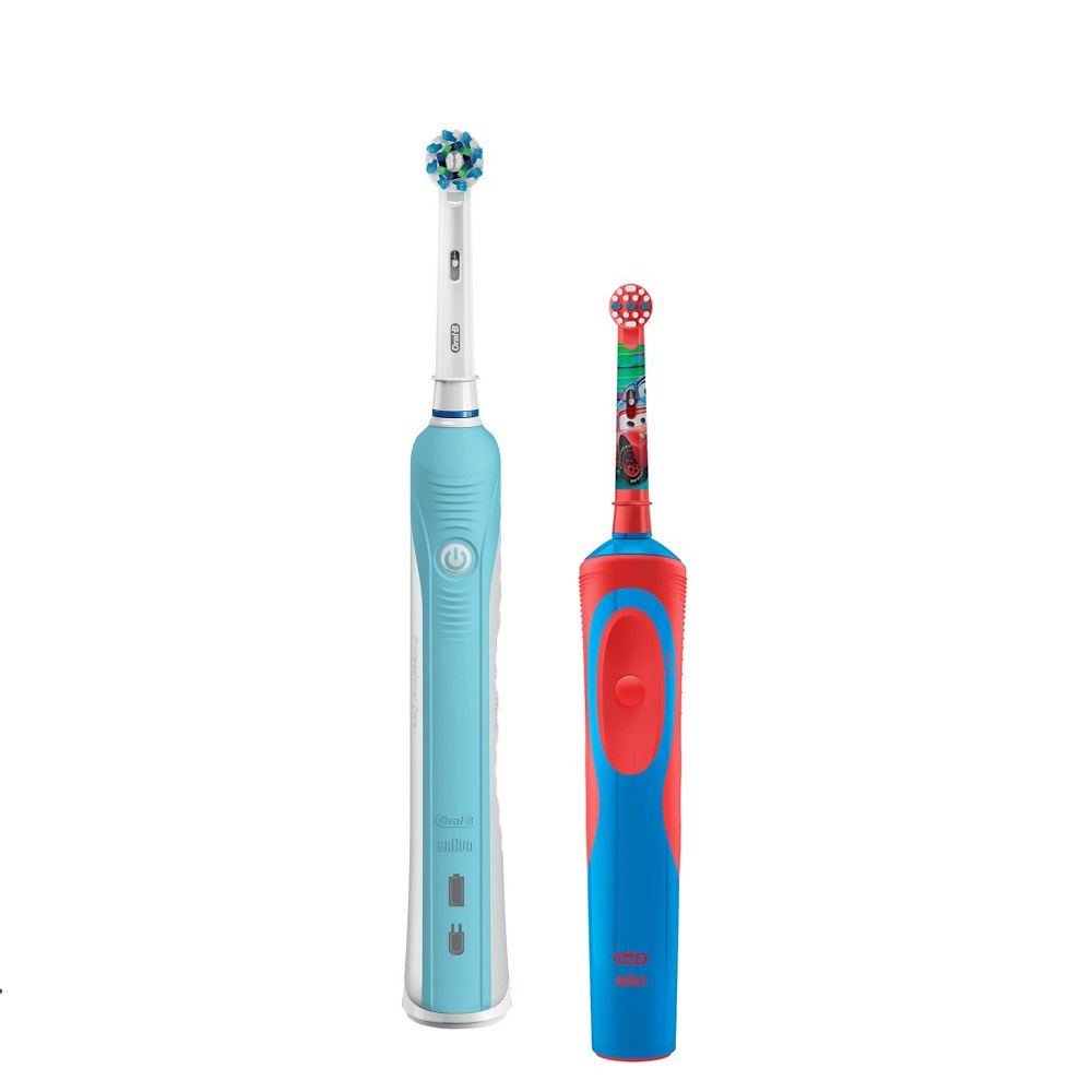 Зубная щетка Braun Oral-B Pro 500/D16.513.U + Vitality Kids D12.513K Cars
Зубная щетка Braun Oral-B Pro 500/D16.513.U + Vitality Kids D12.513K Cars