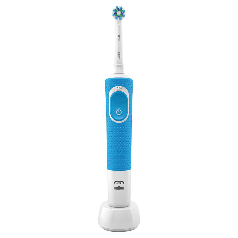 Электрическая зубная щетка Oral-B Vitality D100.413.1 CrossAction Blue
Электрическая зубная щетка Oral-B Vitality D100.413.1 CrossAction Blue