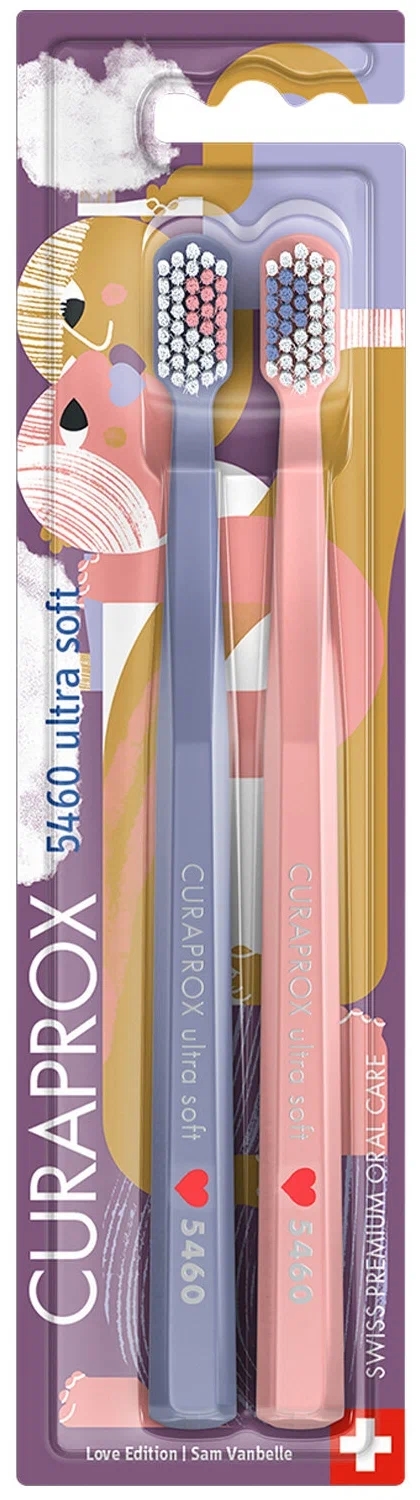 Набор зубных щеток CURAPROX "ultrasoft", d 0,10 мм (2 шт.) Duo Love 2022
Набор зубных щеток CURAPROX "ultrasoft", d 0,10 мм (2 шт.) Duo Love 2022