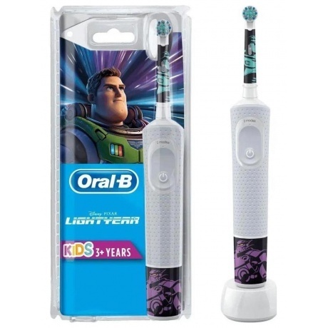 Зубная щетка детская Braun Oral-B Vitality D100.413.2 Kids Lightyear (Белый)
Зубная щетка детская Braun Oral-B Vitality D100.413.2 Kids Lightyear (Белый)