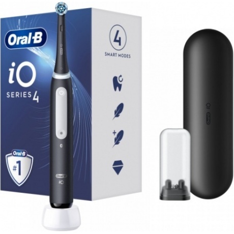 Зубная щетка Braun Oral-B iO Series 4 / IOG4.1B6.2DK Matt Black (Матово-черный) (Россия)
Зубная щетка Braun Oral-B iO Series 4 / IOG4.1B6.2DK Matt Black (Матово-черный) (Россия)