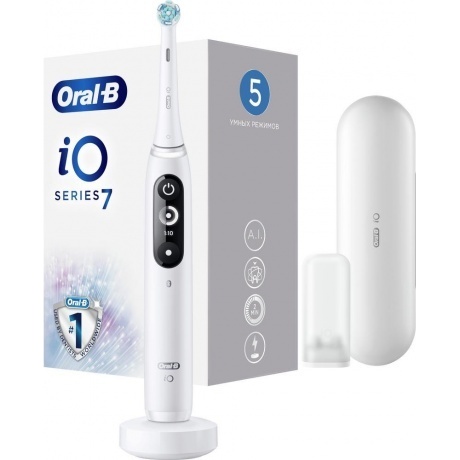 Зубная щетка Braun Oral-B iO Series 7 White (Белый) (Россия)
Зубная щетка Braun Oral-B iO Series 7 White (Белый) (Россия)