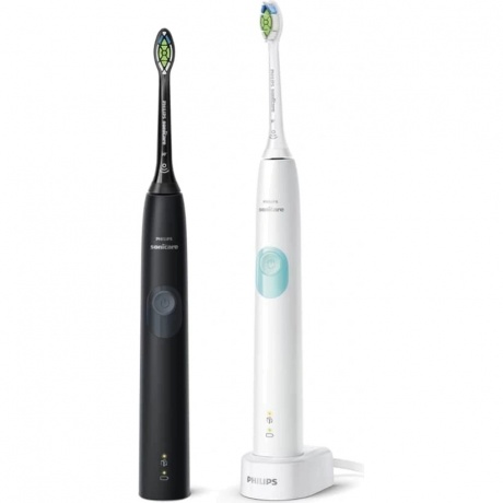Набор зубных щеток Philips Sonicare HX6450/05 - 2 шт. (белая/черная)
Набор зубных щеток Philips Sonicare HX6450/05 - 2 шт. (белая/черная)