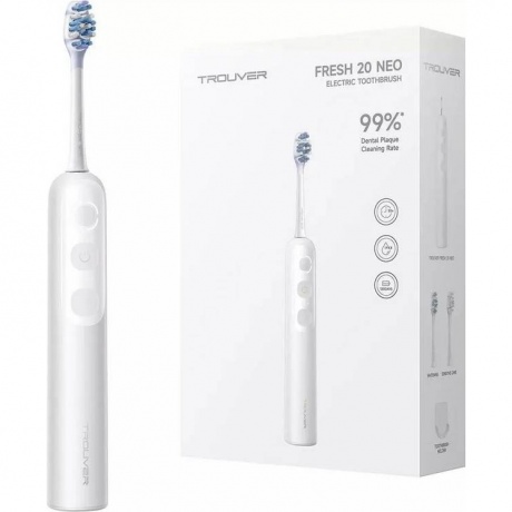 Электрическая зубная щетка Trouver Fresh 20 NEO White (ATB23B)
Электрическая зубная щетка Trouver Fresh 20 NEO White (ATB23B)