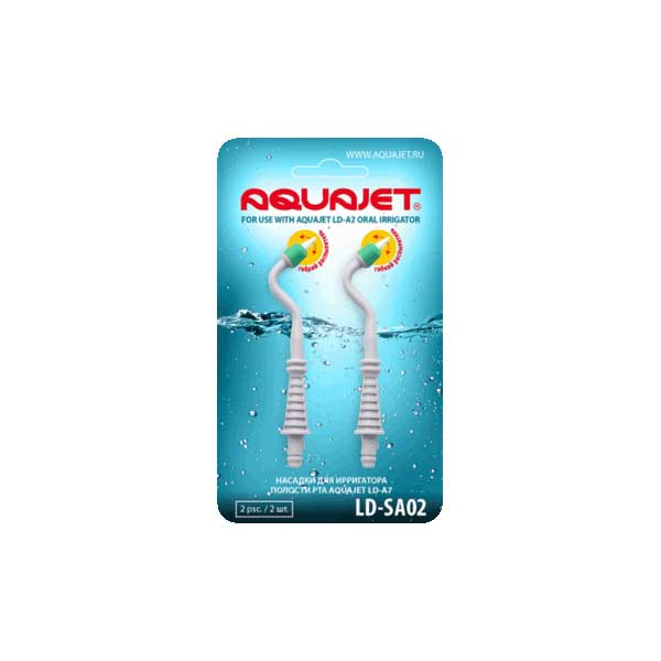 Насадки для ирригатора Aquajet LD-SA02 для LD-A7 2шт
Насадки для ирригатора Aquajet LD-SA02 для LD-A7 2шт