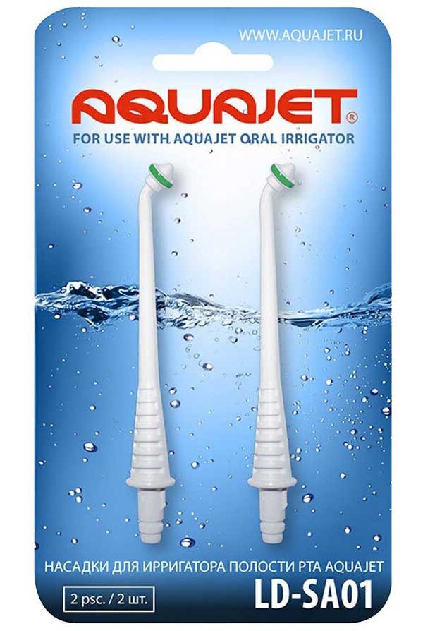 Насадки для ирригатора Aquajet LD-SA01 для LD-A7 2шт
Насадки для ирригатора Aquajet LD-SA01 для LD-A7 2шт