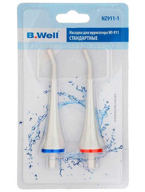 Насадки для ирригатора B.Well NZ911-1 для WI-911 2шт
Насадки для ирригатора B.Well NZ911-1 для WI-911 2шт
