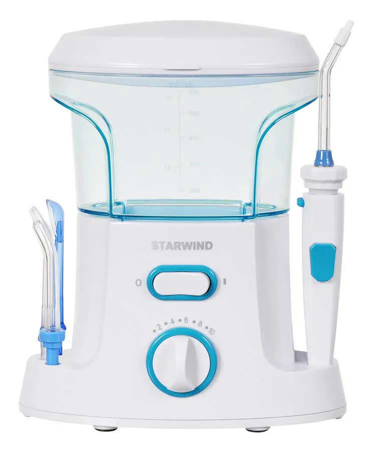 Ирригатор Starwind SOI930 белый/голубой
Ирригатор Starwind SOI930 белый/голубой