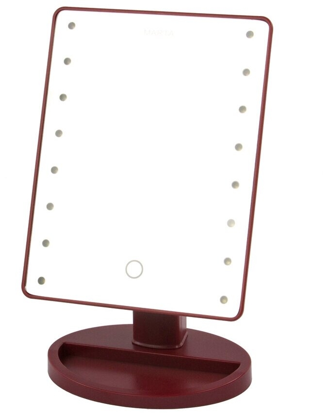 Зеркало Marta MT-2654 бордовый гранат
Зеркало Marta MT-2654 бордовый гранат