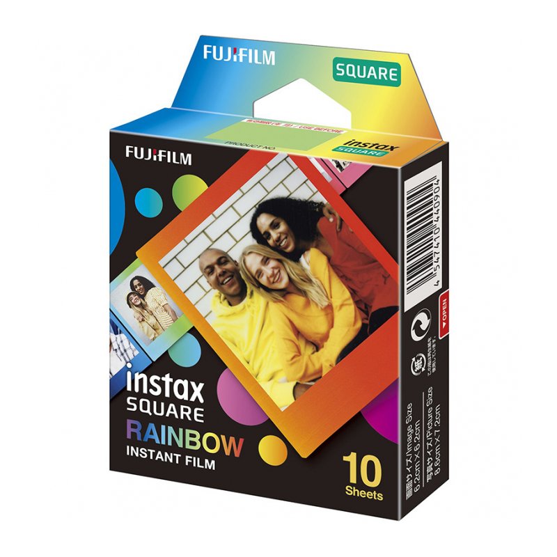 Картридж для камеры Fujifilm Instax Square Rainbow (10 снимков)
Картридж для камеры Fujifilm Instax Square Rainbow (10 снимков)