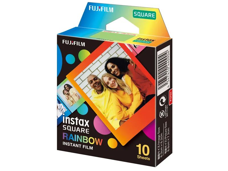 Картридж для камеры Fujifilm Colorfilm Instax Square Film Rainbow 10L (10 снимков)
Картридж для камеры Fujifilm Colorfilm Instax Square Film Rainbow 10L (10 снимков)