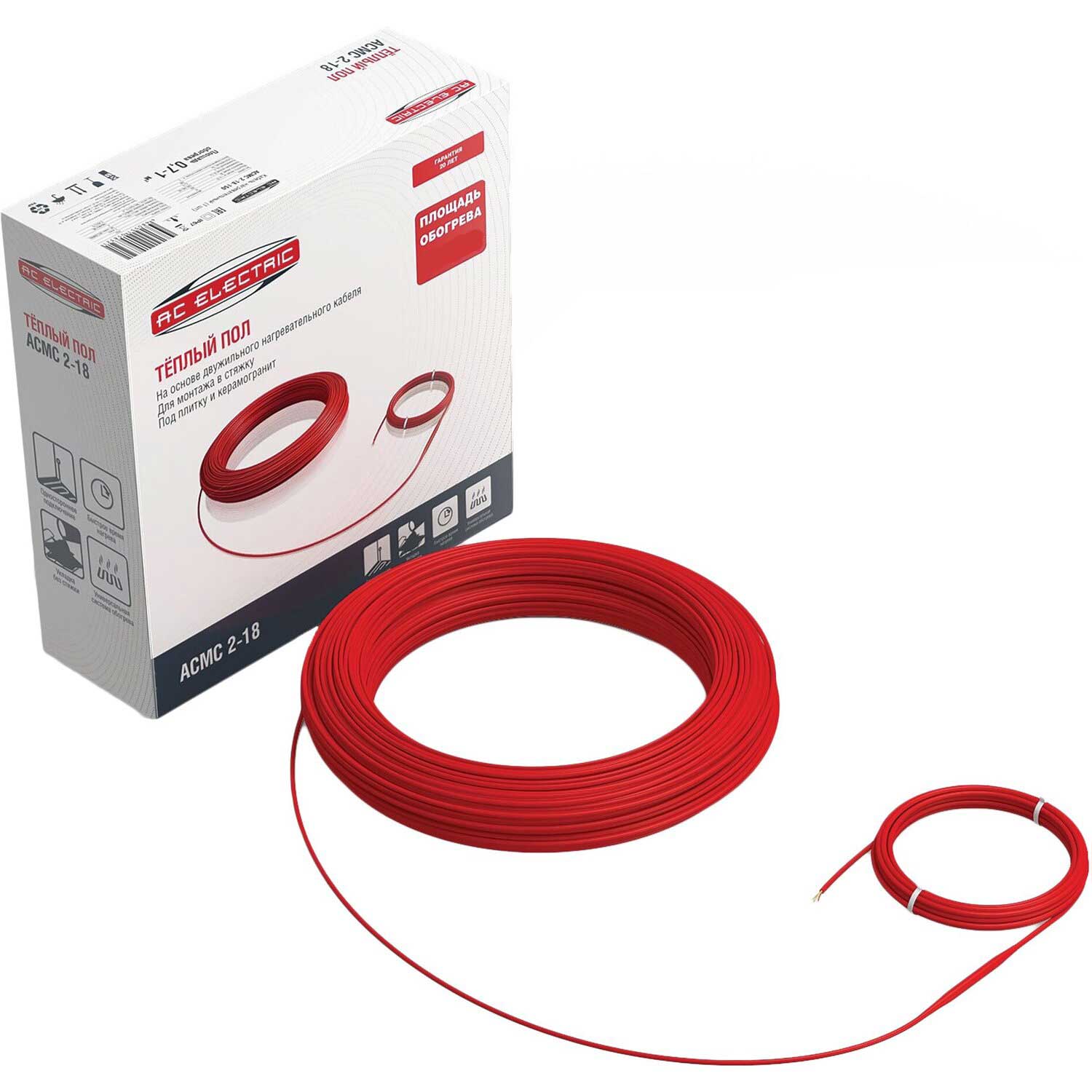 Кабель нагревательный AC Electric ACMC 2-18-700
Кабель нагревательный AC Electric ACMC 2-18-700