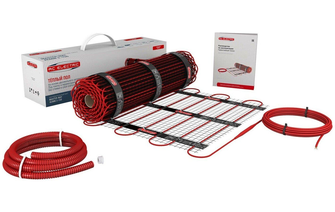 Мат AC ELECTRIC ACMM 2-150-1.5 (комплект теплого пола)
Мат AC ELECTRIC ACMM 2-150-1.5 (комплект теплого пола)