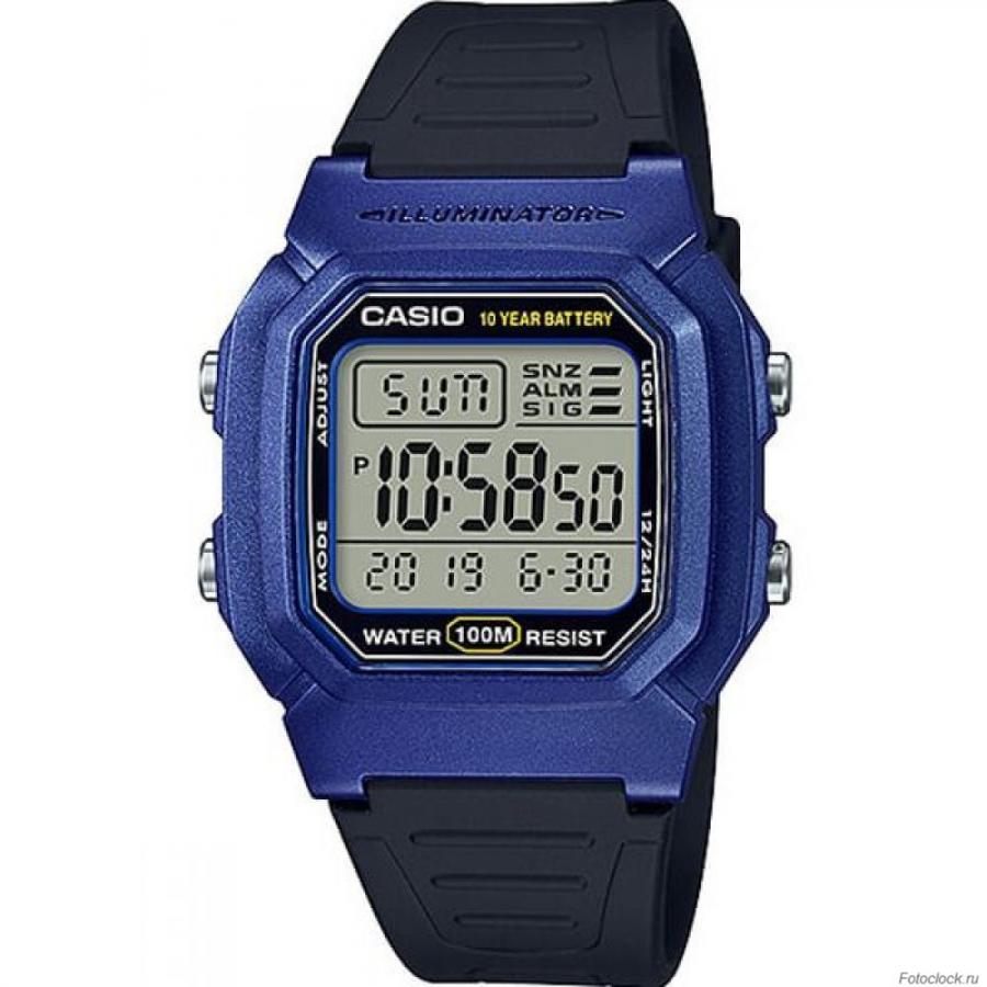 Наручные часы Casio W-800HM-2AVEF
Наручные часы Casio W-800HM-2AVEF