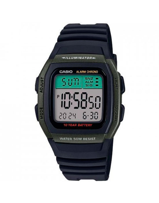 Наручные часы Casio W-96H-3AVEF
Наручные часы Casio W-96H-3AVEF
