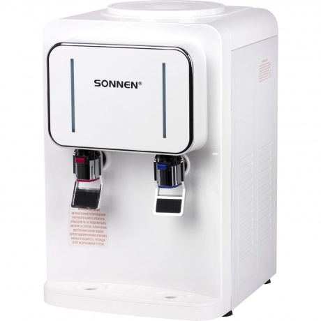 Кулер для воды настольный Sonnen TSE-02W, нагрев/электронное охлаждение, 2 крана, белый
Кулер для воды настольный Sonnen TSE-02W, нагрев/электронное охлаждение, 2 крана, белый