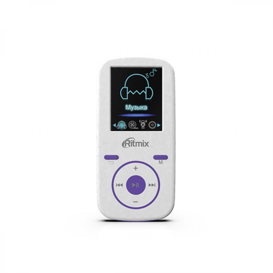 Цифровой плеер Ritmix RF-4450 - 4Gb White-Violet
Цифровой плеер Ritmix RF-4450 - 4Gb White-Violet